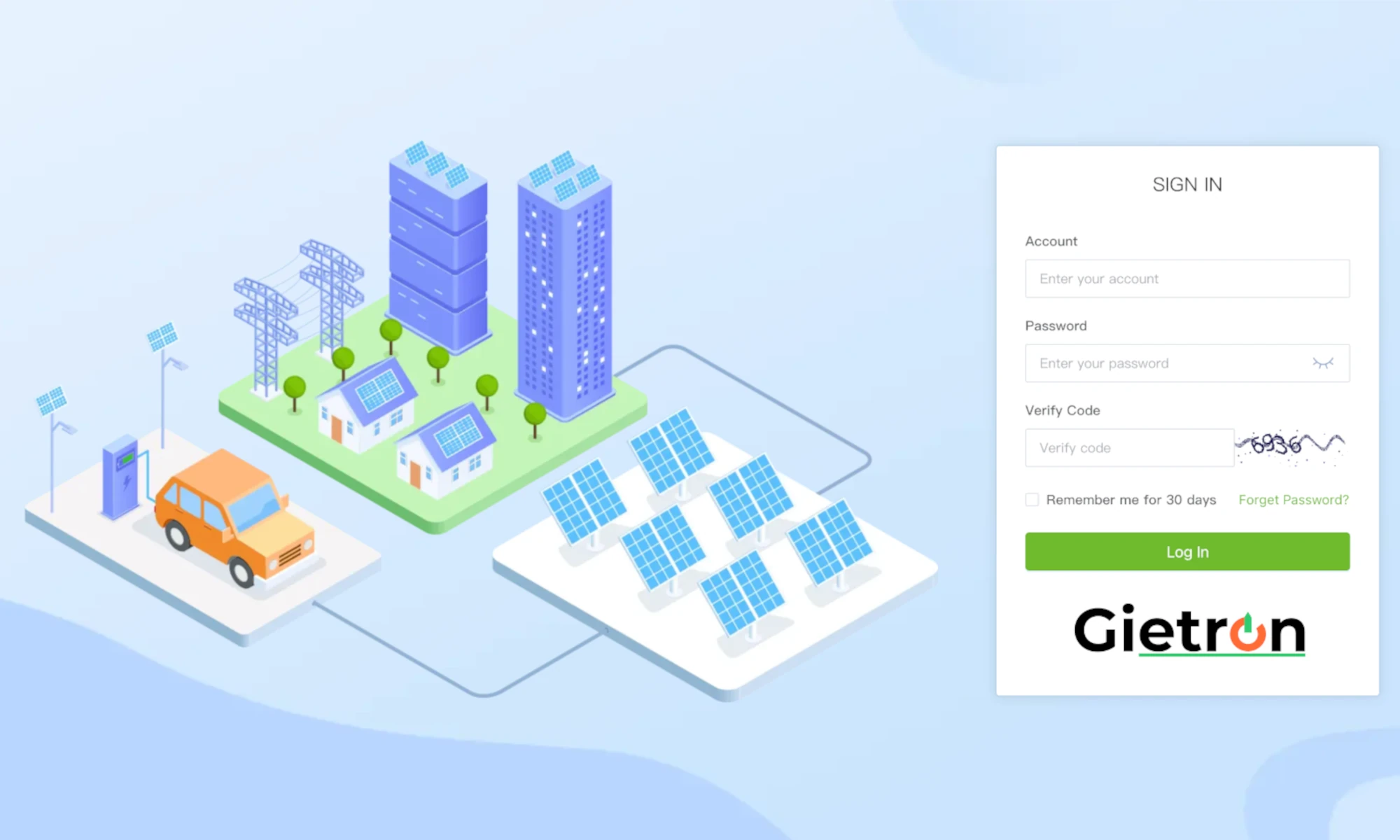 Glade Cloud Web Portal